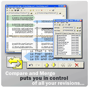 Compare and Merge - Visual file compare tool with many features